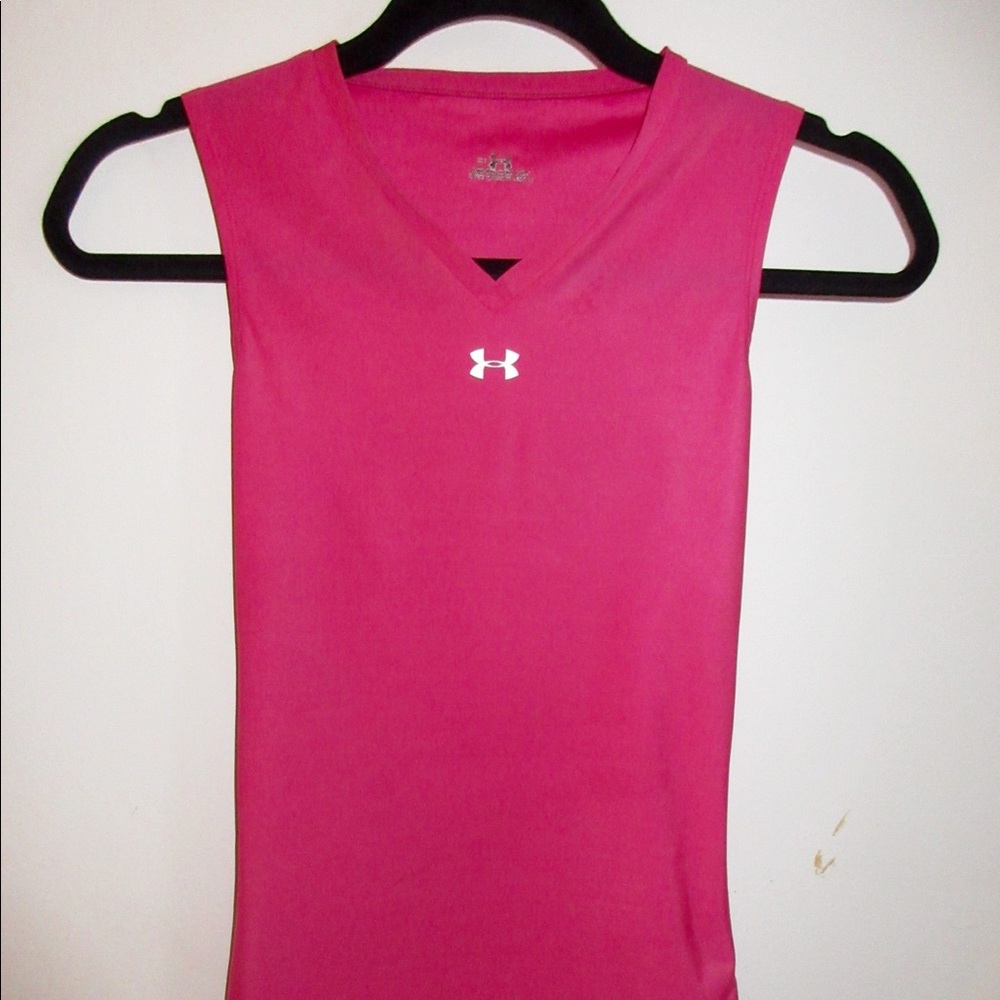 Under Armour Fitted Pink Tank Top